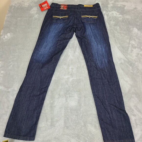 Southpole Women's Premium Denim Jeans Black Stretch Embellished Size 9 NWT - Picture 15 of 16